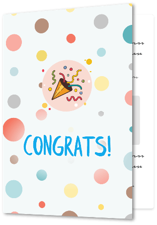 Example Online congrats cards image
